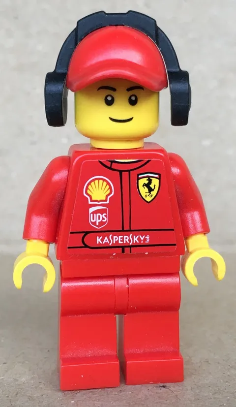 LEGO® - Minifigure Ferrari Marshall Shell UPS Santander Kaspersky 40194 - rac056