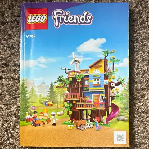 LEGO Friends 41703 Friendship Tree House Manual & Mixed Pieces Bulk Lot