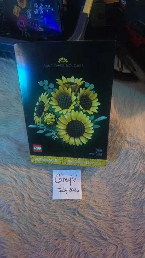LEGO Botanicals Sunflower Bouquet 11502 New Sealed Flower Building Set