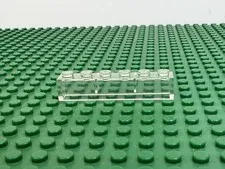 1967 LEGO Trans-Clear Brick 1x6 no Bottom Tubes w/Cross Side Supports #crssprt02