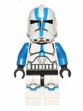 LEGO® Minifigure Star Wars sw0445 Clone Trooper 501st Legion (Phase 2) Blue Arms