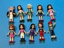 LEGO Mini Dolls. Lot of 10 Random Assorted Mini-Doll Figures. L2-8