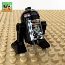 LEGO Star Wars 4/5/6: R2-Q5 Astromech, sw0213, 10188, DEATH STAR UCS, 2008 BLACK
