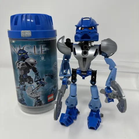 Lego Bionicle Toa Nuva 8570 Gali Nuva, w/ Canister, 100% Complete, No Manual