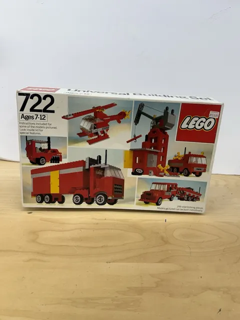 Vintage 1980 LEGO 722 Universal Building Box Manual ONLY No Legos