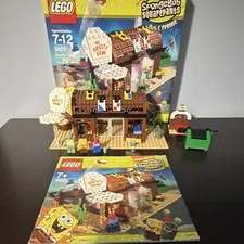 LEGO SpongeBob SquarePants Krusty Krab 3825 295pc Complete Set Box+Instr