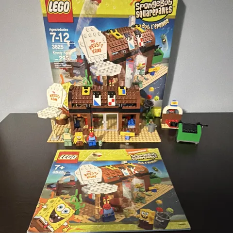 LEGO SpongeBob SquarePants Krusty Krab 3825 295pc Complete Set Box+Instr