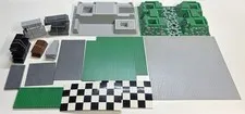 Huge Lego Landscape Lot | Raised & Large Baseplates, Assorted Plates