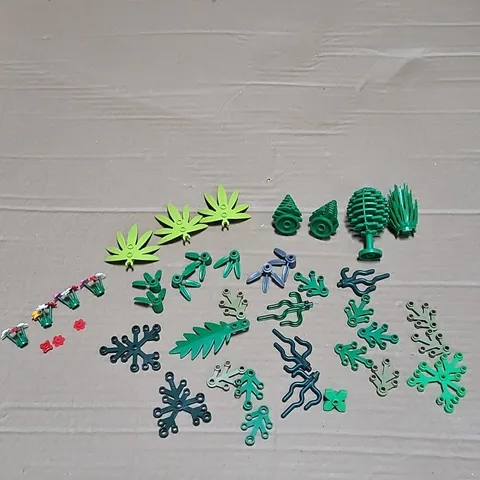 LEGO Plants Trees Lot 1+ oz Various Colors And Types Flowers Leaves Veg