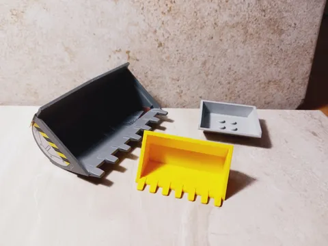LEGO Scoop Lot of 2 Teeth X large Dumper Construction Vehicle Part Digger bucket