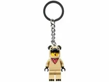 LEGO City French Bulldog Guy Minifigure Keyring 854158