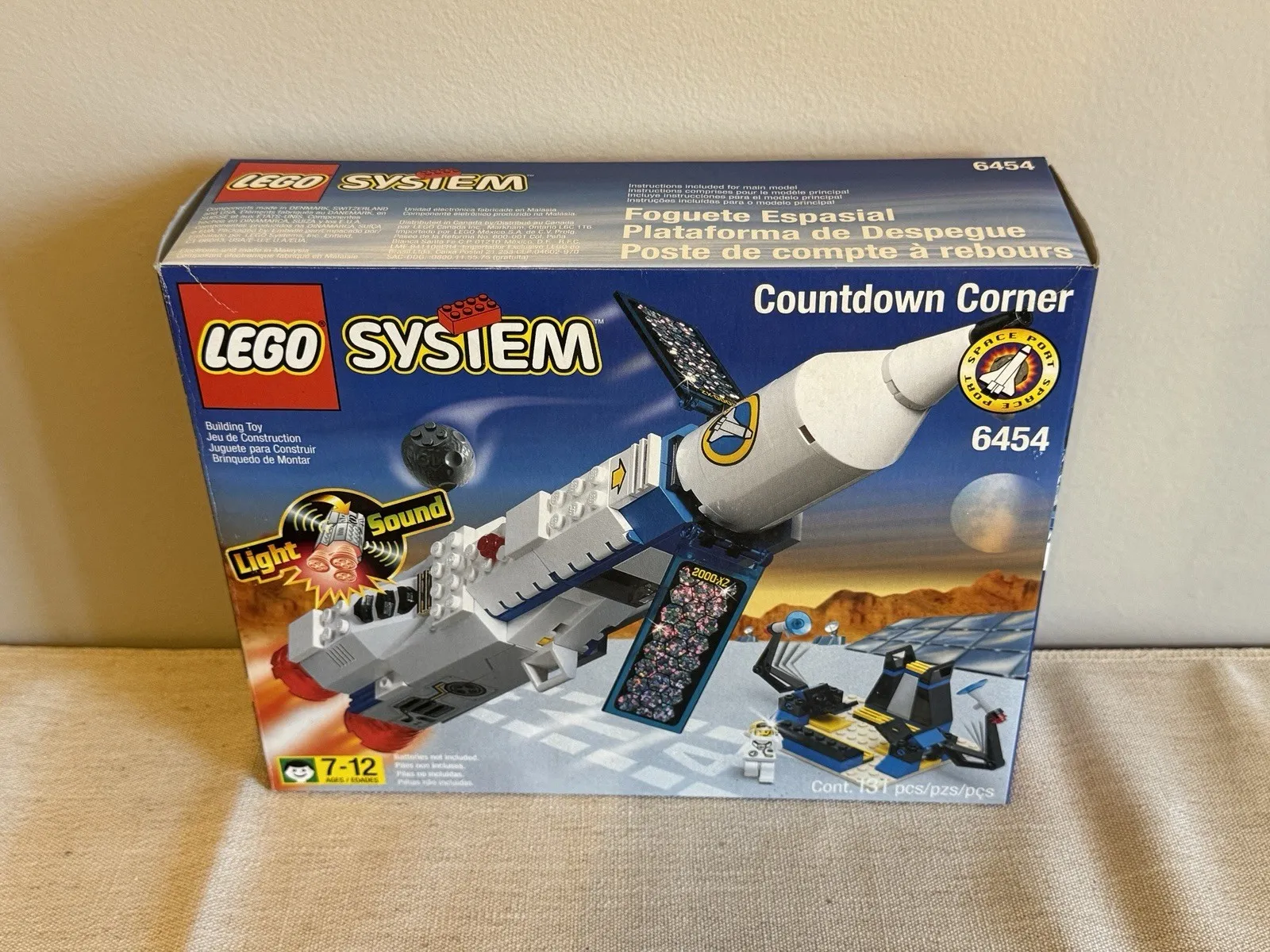 LEGO Countdown Corner Space Port 6454 Light & Sound Set New Sealed Bags Open Box