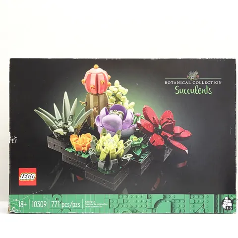 Lego 10309 Botanical Collection Succulents New Sealed 771 pcs Damaged Box