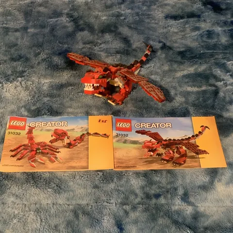 LEGO Creator 31032 Red Creatures 221pc 3-in-1 Dragon