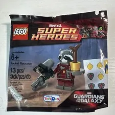 LEGO Marvel Super Heroes Rocket Raccoon Polybag 5002145 Retired NEW
