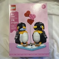 LEGO Penguins in Love 40886 Valentine's Day 2025 278 Pieces GWP New Sealed NIB