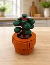 LEGO Tiny Plant: Jade Plant Only Complete verified 75 Pieces Used Botanical