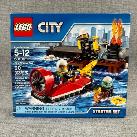 LEGO City Fire Starter Set 60106 New Sealed Retired 90 Pieces