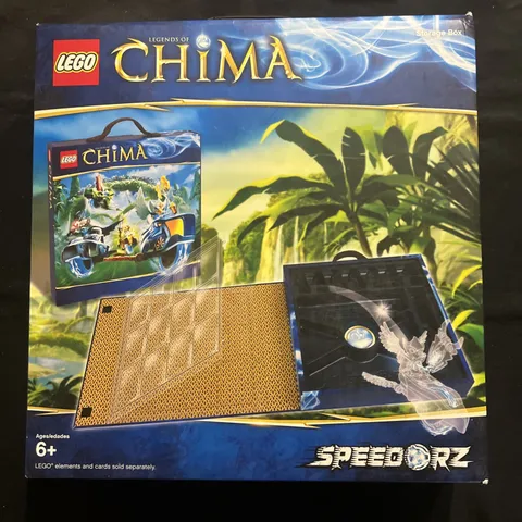 Brand New - Lego Legend Of Chima Storage Box Case Speedorz  In Original Package