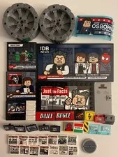 LEGO 76178 Daily Bugle Large Lot Prints & Stickered Pieces - Newspapers, Screens