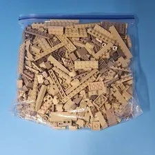 Lego 200+ 15 Oz. Different Variations Of Tan Bricks Plates Wall Panels