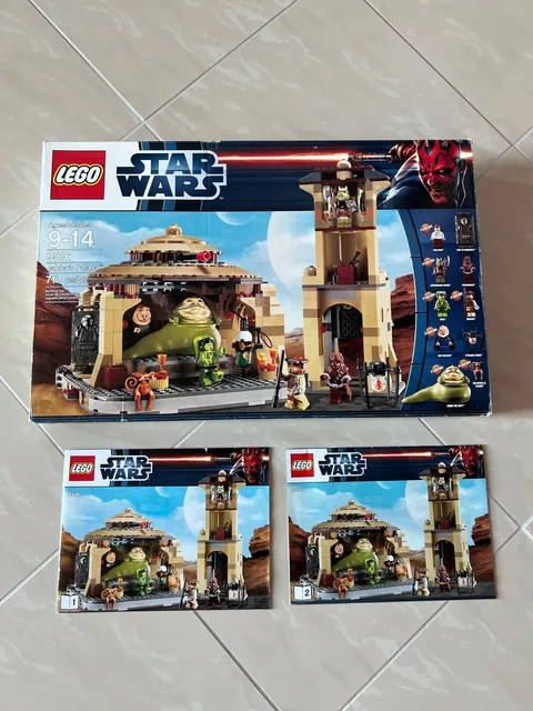 Lego Star Wars 9516 Jabba's Palace Empty Box and Manual of Instructions