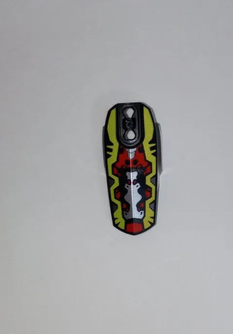 1 Lego 90638pb02  Scorpio Size 6 Bionicle Armor WYSIWYG lime, red silver pattern