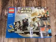 Vintage Lego Star Wars : CLOUD CITY #10123 - 2004 (Manual Book Only) Rare