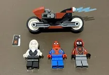 LEGO MARVEL Spider-Man Miles Morales Ghost Spider Minifigure Lot ONLY 76324