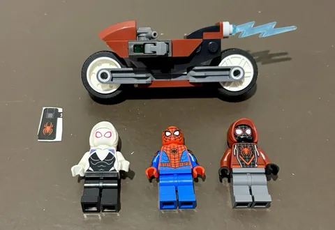LEGO MARVEL Spider-Man Miles Morales Ghost Spider Minifigure Lot ONLY 76324