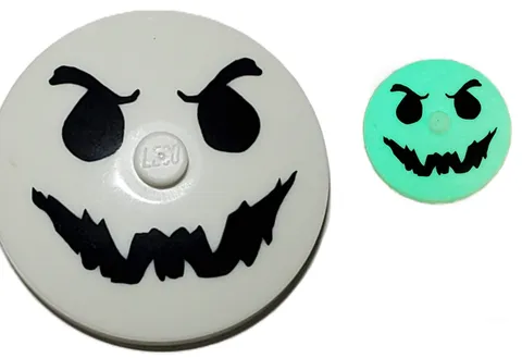 Glow in the Dark Lego Dish 4x4 Inverted Radar From 9467 The Ghost Train