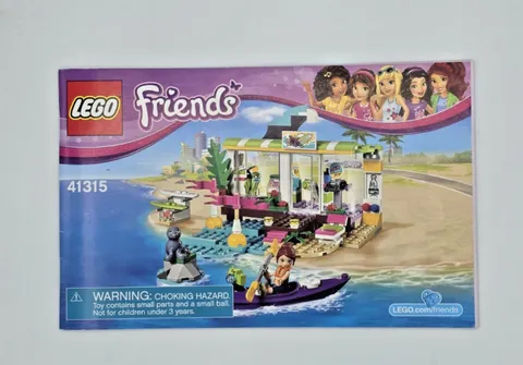 LEGO Friends 41315 Heartlake Surf Shop Instruction Manual Only! No Bricks! 2017