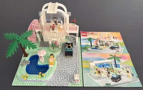 Lego Set 6416 Villa With Poolside Paradise - Complete With Instructions Rare!