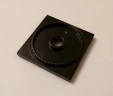 Lego x1 Black 4x4 Locking Turntable Square Base, 61485 (028-221)