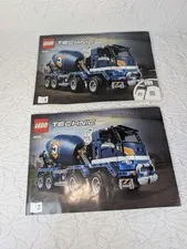 LEGO Technic 42112 Concrete Mixer Truck Instruction Manuals Books 1 & 2 ONLY