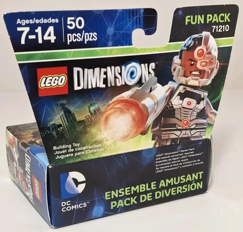 Lego Dimensions Fun Pack DC Comics Cyborg and Cyber-Guard Set 71210