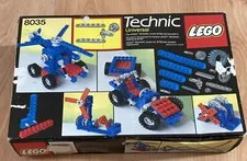 Vintage Lego Technic 8035 Universal Complete Set with Box and Instructions