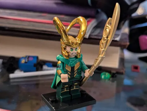 Custom Printed Loki Minifigure Gold 