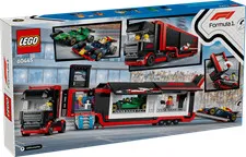 LEGO City 60445 F1 Truck with RB20 & AMR24 F1 Cars Building Toy Set New