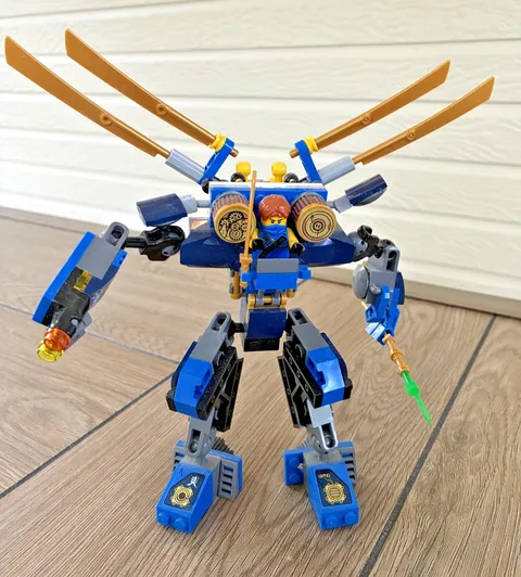 LEGO Ninjago Jays Electro Mech 70754 2015 90% Complete +FAST SHIPPING!