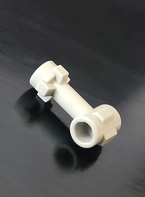 LEGO 92690 connector bar 1L w/ top Stud & 2 Side Studs ෴ qty 1෴light bluish gray