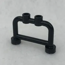 LEGO 4083 Black Bar 1 x 4 x 2 with Studs (x1)