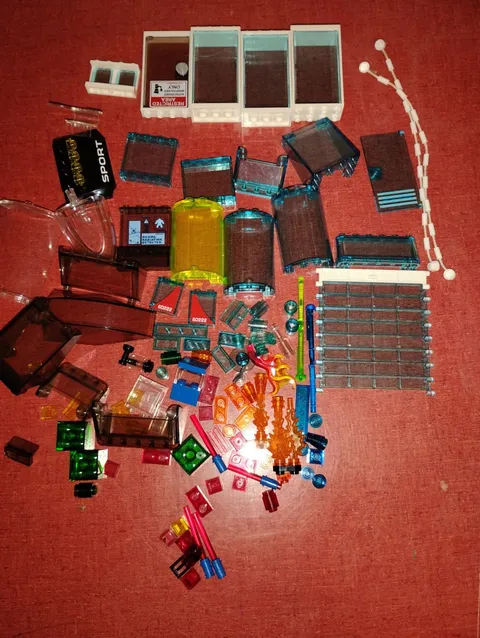 LEGO  Translucent Pieces Garage door Mixed Lot 70+ pieces