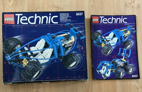 Vintage Lego Technic 8437 Future Car Complete with Box and Instructions_