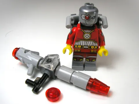2016 LEGO Deadshot minifigure sh0259 w/ jetpack & weapon Gotham City Cycle Chase