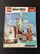 LEGO Angry Birds Piggy Pirate Ship Instructions Only