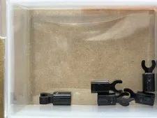 LEGO Parts - Black Bar Holder with Clip - No 11090 - QTY 5