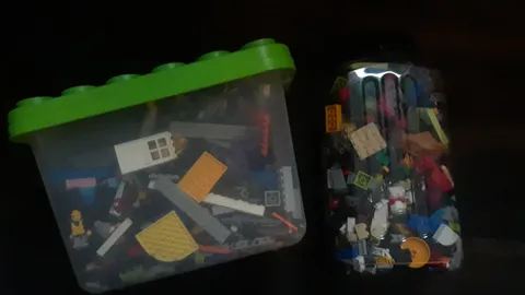 2 Containers of Assorted Legos (LOT)
