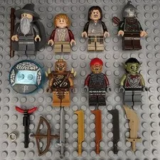 Lego Lord of the Rings Minifigures LOR030 LOR138 LOR089 LOR011 LOR017 LOR009