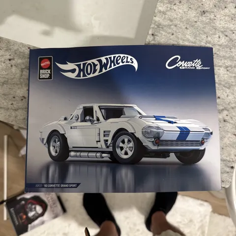 Hot Wheels Lego 1963 Corvette Grand Sport Instruction Manual book  Instructions